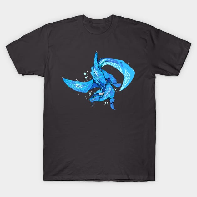 Tsunami Swimming T-Shirt by IceOfWaterflock